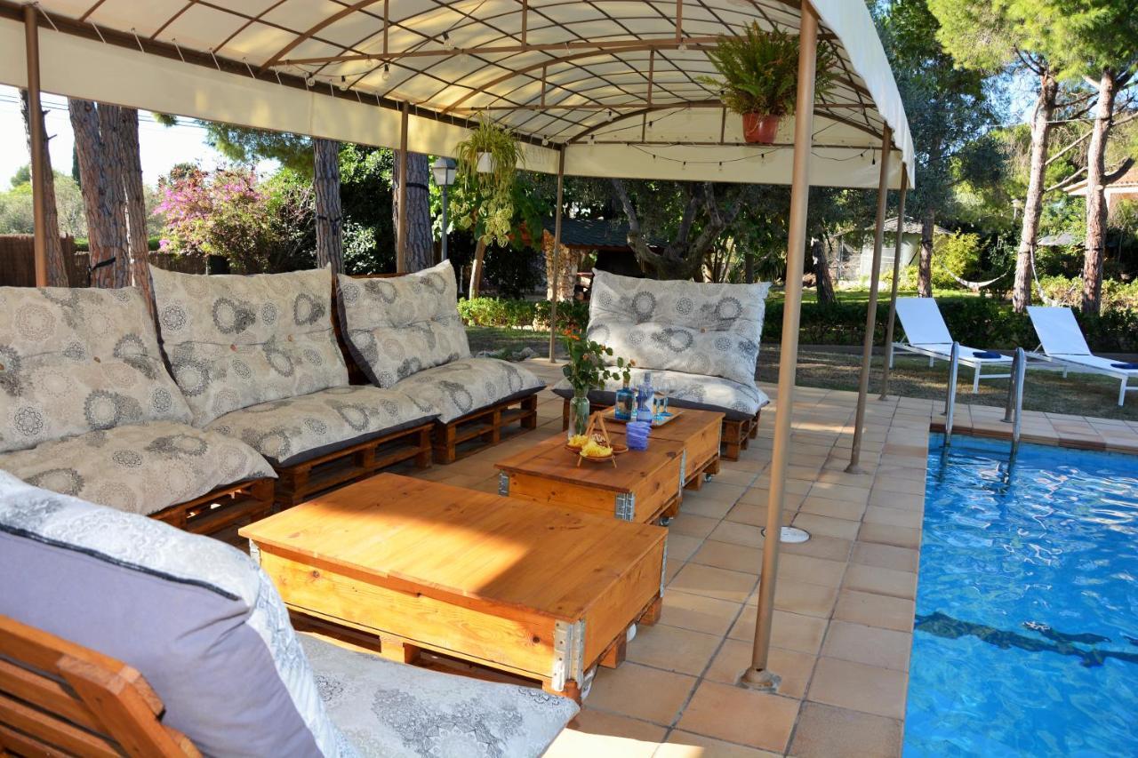 Villa Sitges El Ranch Amaizing Outdoor Areas Beaches At 5 Minutes Walk Sitges At 15 Min Drive Ac Pool Jacuzzi & Garden Xxl Калафелл Экстерьер фото